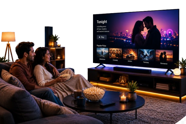 Family Movie Night with British Stream IPTV